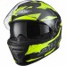 Shox Assault Trigger Motorcycle Helmet (Black Fluro)