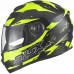 Shox Assault Trigger Motorcycle Helmet (Black Fluro)
