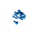 TORNILLO ALUMINIO 6X20 AZUL PAQUETE 10 UDS