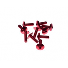 TORNILLO ALUMINIO 6X20 ROJO PAQUETE 10 UDS