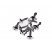 TORNILLO ALUMINIO 6X20 PLATA PAQUETE 10 UDS