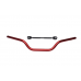 MANILLAR OFF ROAD/STREET 22mm ALUMINIO ROJO/PLATA/NEGRO 730