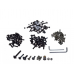 PERNO, ALUMINIO NEGRO (conjunto)