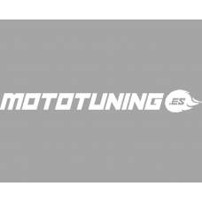 Pegatina Mototuning 250х28mm Blanco